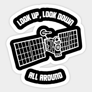 Look Up, Look Down All Around - Satellite - Dave Matthews Band Sticker